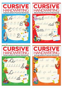 Cursive Handwriting - Small Letters, Capital Letters, Joining Letters and Word Family image