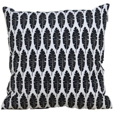 Cushion Cover Black And White 20x20 Inch image