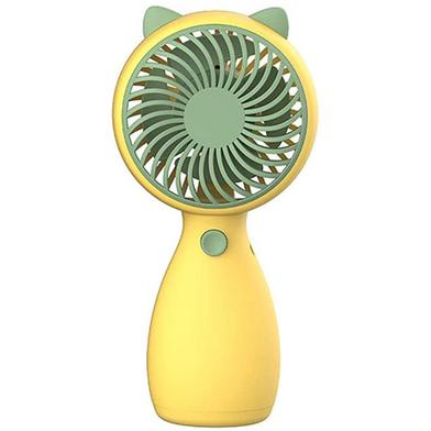 Cute Cartoon Mini USB Rechargeable Small Fan Any Color image