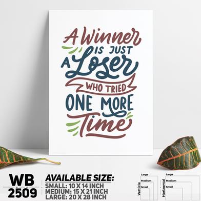 DDecorator A Winner Is A Winner - Motivational Wall Board And Wall Canvas image