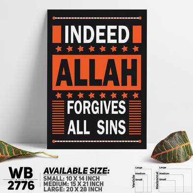 DDecorator Allah - Islamic Religious Wall Board and Wall Canvas image