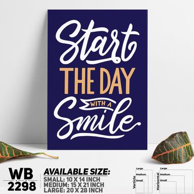 DDecorator Always Smile - Motivational Wall Board And Wall Canvas image