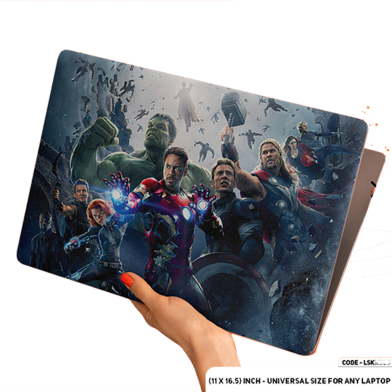 DDecorator Angry Look Of Avengers Laptop Sticker image