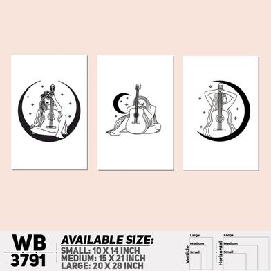 DDecorator Astrophysics Line Art Wall Decor image