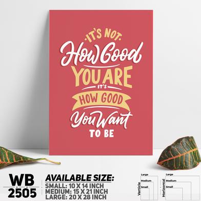 DDecorator Be A Good People - Motivational Wall Board And Wall Canvas image