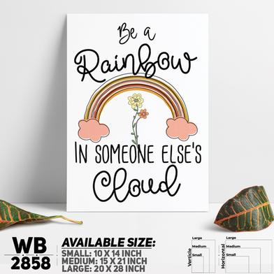 DDecorator Be A Rainbow - Motivational Wall Board and Wall Canvas image