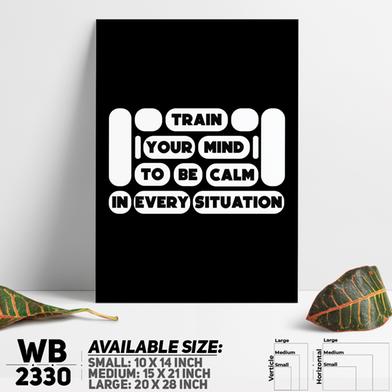 DDecorator Be Calm - Motivational Wall Board And Wall Canvas image