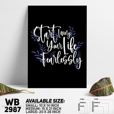 DDecorator Be Fearlessly Good - Motivational Wall Board and Wall Canvas image