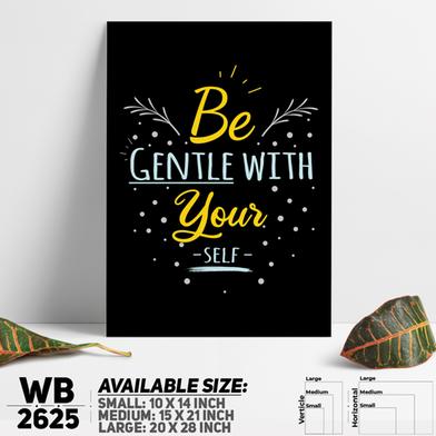 DDecorator Be Gentle - Motivational Wall Board and Wall Canvas image