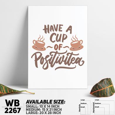 DDecorator Be Happy and Drink Coffee - Motivational Wall Board and Wall Canvas image