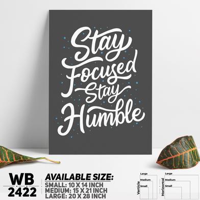DDecorator Be Humble - Motivational Wall Board And Wall Canvas image