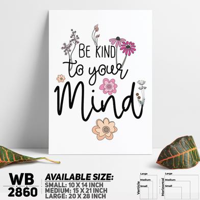 DDecorator Be Kind To Your Mind - Motivational Wall Board and Wall Canvas image