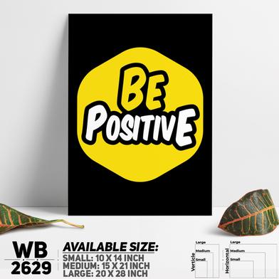 DDecorator Be Positive - Motivational Wall Board and Wall Canvas image