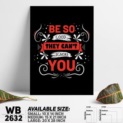 DDecorator Be So Good - Motivational Wall Board and Wall Canvas image