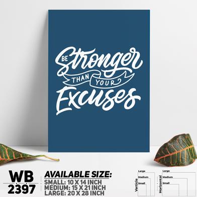 DDecorator Be Stronger - Motivational Wall Board and Wall Canvas image