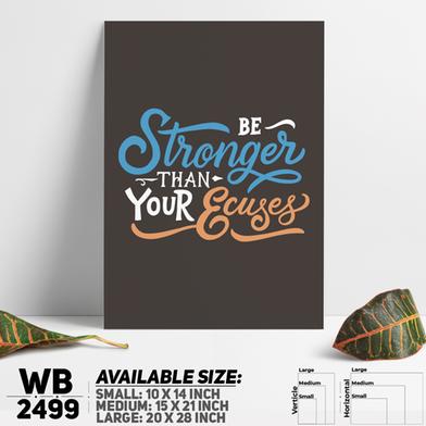 DDecorator Be Stronger - Motivational Wall Board And Wall Canvas image