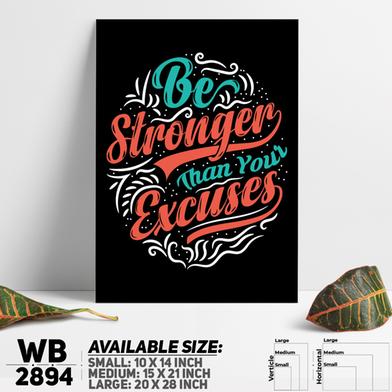 DDecorator Be Stronger - Motivational Wall Board and Wall Canvas image
