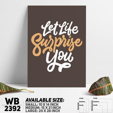 DDecorator Be Surprised - Motivational Wall Board and Wall Canvas image