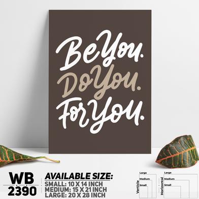 DDecorator Be You - Motivational Wall Board and Wall Canvas image