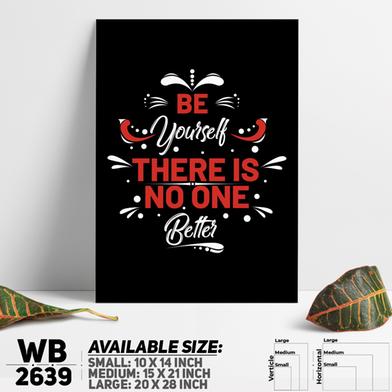 DDecorator Be Yourself - Motivational Wall Board and Wall Canvas image