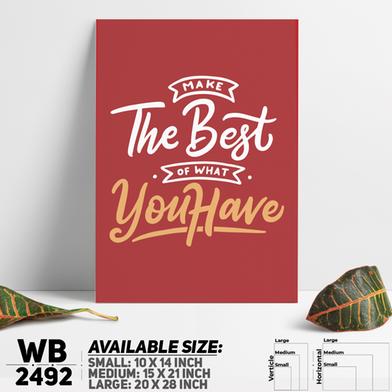 DDecorator Be Yourself - Motivational Wall Board and Wall Canvas image