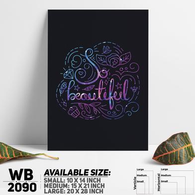 DDecorator Beautiful - Motivational Wall Board and Wall Canvas image