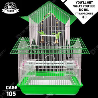 DDecorator Bird Cage - Duplex Medium Blue Folding Bird Cage China Bird Cage Bird Accessories Cage For Bird Cages image