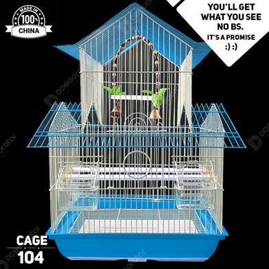 DDecorator Bird Cage - Duplex Medium Red Folding Bird Cage China Bird Cage Bird Accessories Cage For Bird Cages image