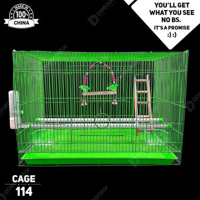 DDecorator Bird Cage - Rectangular Medium Red Folding Bird Cage China Bird Cage Bird Accessories Cage For Bird Cages image