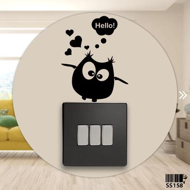 DDecorator Bird In Love Switch Socket Wall Sticker image