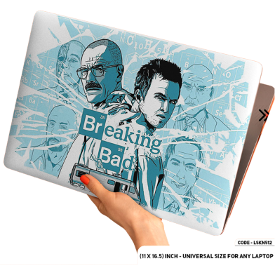 DDecorator Breaking Bad in Blue Scene Laptop Sticker image
