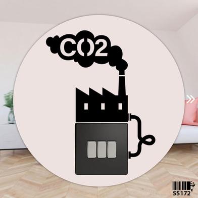 DDecorator CO2 Energy Saving Switch Socket Wall Sticker image