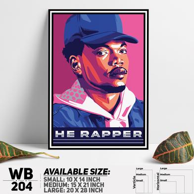 DDecorator Chance The Rapper Wall Board and Wall Canvas image