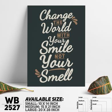 DDecorator Change The World - Motivational Wall Board And Wall Canvas image