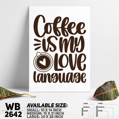 DDecorator Coffee Is My Love Wall Board and Wall Canvas image