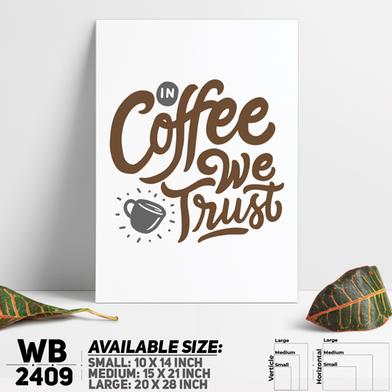 DDecorator Coffee Is Real Life - Motivational Wall Board and Wall Canvas image