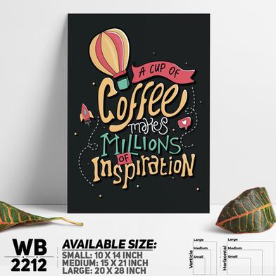 DDecorator Coffee and Everything - Motivational Wall Board and Wall Canvas image
