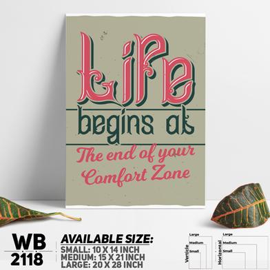 DDecorator Comfort Zone - Motivational Wall Board and Wall Canvas image