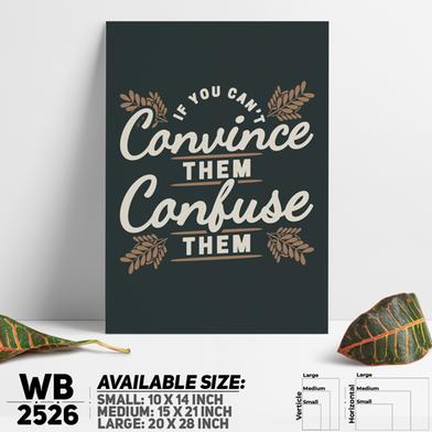 DDecorator Confuse Them With Hard Work - Motivational Wall Board And Wall Canvas image