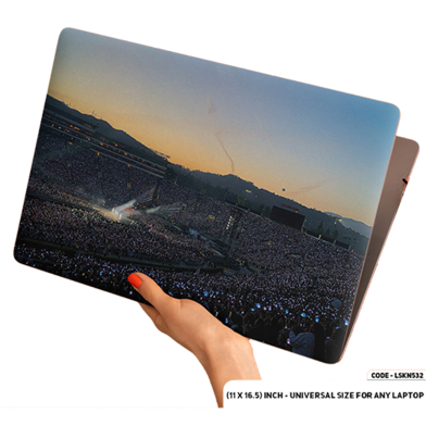 DDecorator Consert View Of BTS Laptop Sticker image