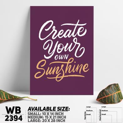 DDecorator Create Your Own Life Wall Board and Wall Canvas image