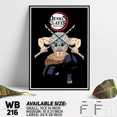 DDecorator Demon Slayer Anime Series Wall Board and Wall Canvas image