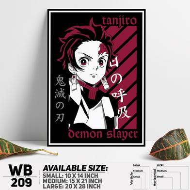 DDecorator Demon Slayer Anime Series Wall Board and Wall Canvas image