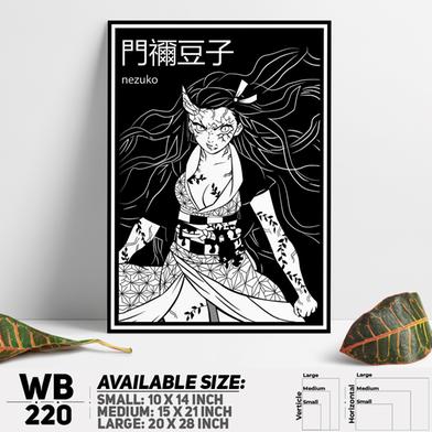 DDecorator Demon Slayer Anime Series Wall Board and Wall Canvas image