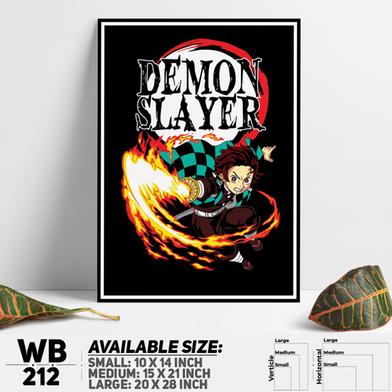 DDecorator Demon Slayer Anime Series Wall Board and Wall Canvas image