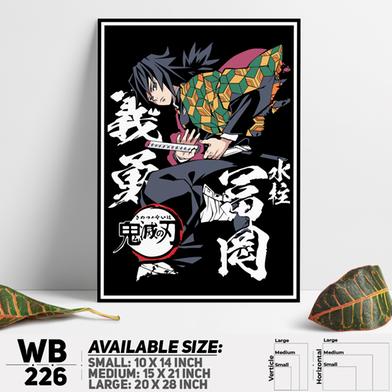 DDecorator Demon Slayer Anime Series Wall Board and Wall Canvas image