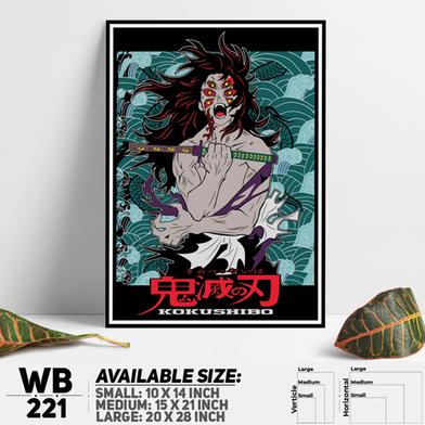 DDecorator Demon Slayer Anime Series Wall Board and Wall Canvas image