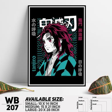 DDecorator Demon Slayer Anime Series Wall Board and Wall Canvas image
