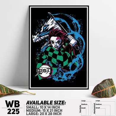 DDecorator Demon Slayer Anime Series Wall Board and Wall Canvas image