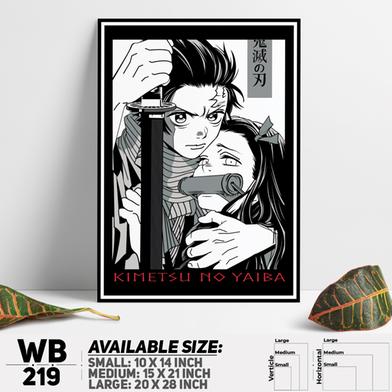 DDecorator Demon Slayer Anime Series Wall Board and Wall Canvas image